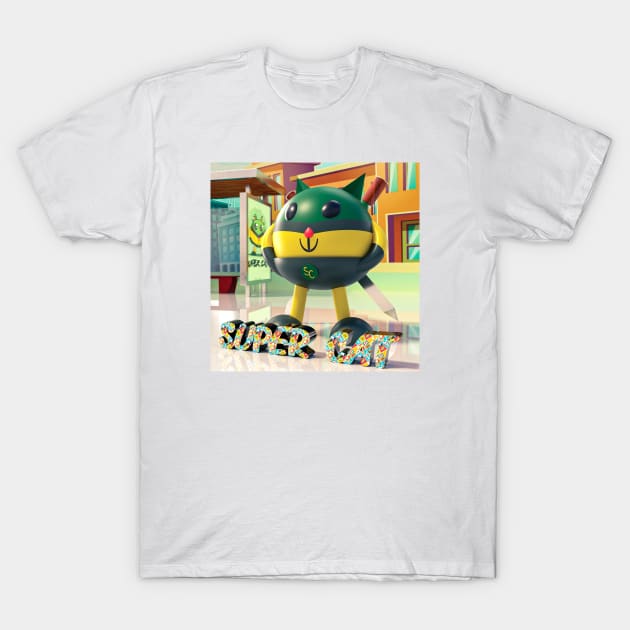 Super Cat! T-Shirt by Crossight_Overclothes